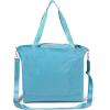 imageLarge Carryall Tote Bag for Women  Lightweight Nylon Zipper Top Weekender Travel Beach Bag Personal Item wLuggage SleeveSeaside Blue