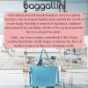 imageLarge Carryall Tote Bag for Women  Lightweight Nylon Zipper Top Weekender Travel Beach Bag Personal Item wLuggage SleeveSeaside Blue
