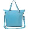 imageLarge Carryall Tote Bag for Women  Lightweight Nylon Zipper Top Weekender Travel Beach Bag Personal Item wLuggage SleeveSeaside Blue
