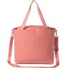 imageLarge Carryall Tote Bag for Women  Lightweight Nylon Zipper Top Weekender Travel Beach Bag Personal Item wLuggage SleeveTerracotta