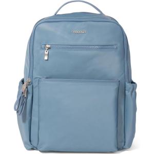 imageBaggallini Tribeca Expandable Laptop Backpack  15quotx11quot Lightweight Work Travel Bag wLuggage Sleeve ampamp RFIDCornflower Twill