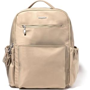 imageBaggallini Tribeca Expandable Laptop Backpack  15quotx11quot Lightweight Work Travel Bag wLuggage Sleeve ampamp RFIDTaupe Twill