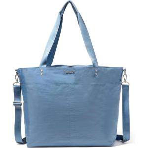 imageLarge Carryall Tote Bag for Women  Lightweight Nylon Zipper Top Weekender Travel Beach Bag Personal Item wLuggage SleeveCornflower