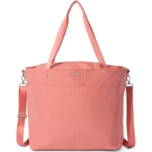 imageLarge Carryall Tote Bag for Women  Lightweight Nylon Zipper Top Weekender Travel Beach Bag Personal Item wLuggage SleeveTerracotta