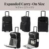 imageBaggallini Expandable Underseat CarryOnBLACK
