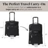 imageBaggallini Expandable Underseat CarryOnBLACK