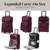imageBaggallini Expandable Underseat CarryOnMULBERRY