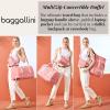 imageBaggallini Multizip Convertible DuffelSeaside Blue Color Block