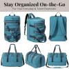 imageBaggallini Multizip Convertible DuffelSeaside Blue Color Block