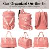 imageBaggallini Multizip Convertible DuffelTerracotta Color Block