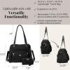 imageBaggallini Overnight Expandable Laptop Tote  Lightweight Travel Bag for WomenBlack