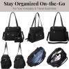 imageBaggallini Overnight Expandable Laptop Tote  Lightweight Travel Bag for WomenBlack