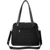 imageBaggallini Overnight Expandable Laptop Tote  Lightweight Travel Bag for WomenBlack