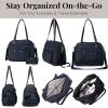 imageBaggallini Overnight Expandable Laptop Tote  Lightweight Travel Bag for WomenFrench Navy
