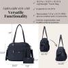 imageBaggallini Overnight Expandable Laptop Tote  Lightweight Travel Bag for WomenFrench Navy