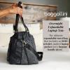 imageBaggallini Overnight Expandable Laptop Tote  Lightweight Travel Bag for WomenMidnight Blossom