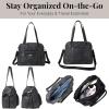 imageBaggallini Overnight Expandable Laptop Tote  Lightweight Travel Bag for WomenMidnight Blossom