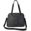 imageBaggallini Overnight Expandable Laptop Tote  Lightweight Travel Bag for WomenMidnight Blossom