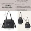 imageBaggallini Overnight Expandable Laptop Tote  Lightweight Travel Bag for WomenMidnight Blossom