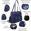 imageBaggallini Overnight Expandable Laptop Tote  Lightweight Travel Bag for WomenNavy