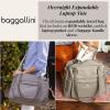 imageBaggallini Overnight Expandable Laptop Tote  Lightweight Travel Bag for WomenSterling Shimmer