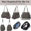 imageBaggallini Overnight Expandable Laptop Tote  Lightweight Travel Bag for WomenSterling Shimmer