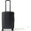 imageBaggallini Set Wave 22 4 Wheel Hardside CarryOn Luggage  Lightweight Carry On Suitcase with WheelsBlack Hardside