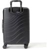 imageBaggallini Set Wave 22 4 Wheel Hardside CarryOn Luggage  Lightweight Carry On Suitcase with WheelsBlack Hardside