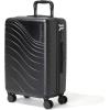 imageBaggallini Set Wave 22 4 Wheel Hardside CarryOn Luggage  Lightweight Carry On Suitcase with WheelsBlack Hardside
