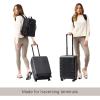 imageBaggallini Set Wave 22 4 Wheel Hardside CarryOn Luggage  Lightweight Carry On Suitcase with WheelsMist Hardside