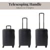 imageBaggallini Set Wave 22 4 Wheel Hardside CarryOn Luggage  Lightweight Carry On Suitcase with WheelsMist Hardside