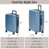 imageBaggallini Set Wave 22 4 Wheel Hardside CarryOn Luggage  Lightweight Carry On Suitcase with WheelsMist Hardside