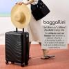 imageBaggallini Set Wave 22 4 Wheel Hardside CarryOn Luggage  Lightweight Carry On Suitcase with WheelsMist Hardside
