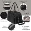 imageBaggallini Womens Getaway Split Case DuffelBlack Twill