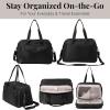 imageBaggallini Womens Getaway Split Case DuffelBlack Twill