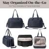 imageBaggallini Womens Getaway Split Case DuffelFrench Navy Twill