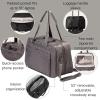 imageBaggallini Womens Getaway Split Case DuffelSmoke Twill