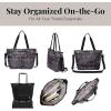 imageBaggallini unisex adult Avenue ToteBlack Hydrangea