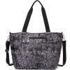 imageBaggallini unisex adult Avenue ToteBlack Hydrangea