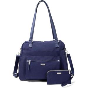 imageBaggallini Overnight Expandable Laptop Tote  Lightweight Travel Bag for WomenNavy