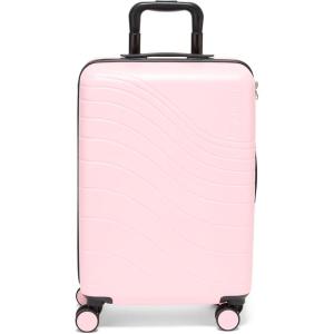 imageBaggallini Set Wave 22 4 Wheel Hardside CarryOn Luggage  Lightweight Carry On Suitcase with WheelsBagg Pink Hardside