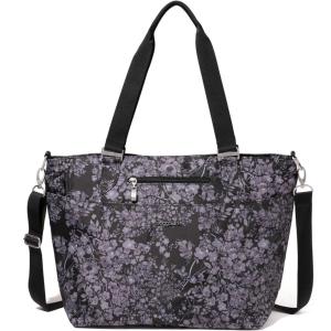imageBaggallini unisex adult Avenue ToteBlack Hydrangea