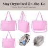 imageBaggallini Carryall Laptop ToteHibiscus Pink