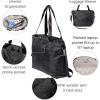 imageBaggallini Carryall Laptop ToteMidnight Blossom Print