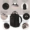 imageBaggallini Commuter Laptop Lightweight 15x11 Travel Backpack WRFID ampamp Luggage SleeveBlack
