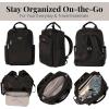 imageBaggallini Commuter Laptop Lightweight 15x11 Travel Backpack WRFID ampamp Luggage SleeveBlack