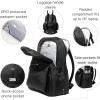 imageBaggallini Essential Laptop Backpack  16x12 Inch Travel Backpack with 16quot Laptop Sleeve  Lightweight Luggage BackpackBlack