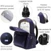 imageBaggallini Essential Laptop Backpack  16x12 Inch Travel Backpack with 16quot Laptop Sleeve  Lightweight Luggage BackpackCadet Navy