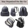 imageBaggallini Essential Laptop Backpack  16x12 Inch Travel Backpack with 16quot Laptop Sleeve  Lightweight Luggage BackpackCharcoal