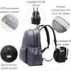 imageBaggallini Essential Laptop Backpack  16x12 Inch Travel Backpack with 16quot Laptop Sleeve  Lightweight Luggage BackpackCharcoal
